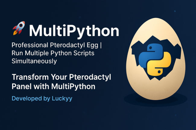 MultiPython - Pterodactyl Egg v1.0