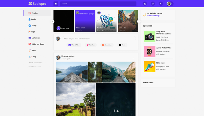 Sociopro - Laravel Private Social Network 2.6.1 - Image 3
