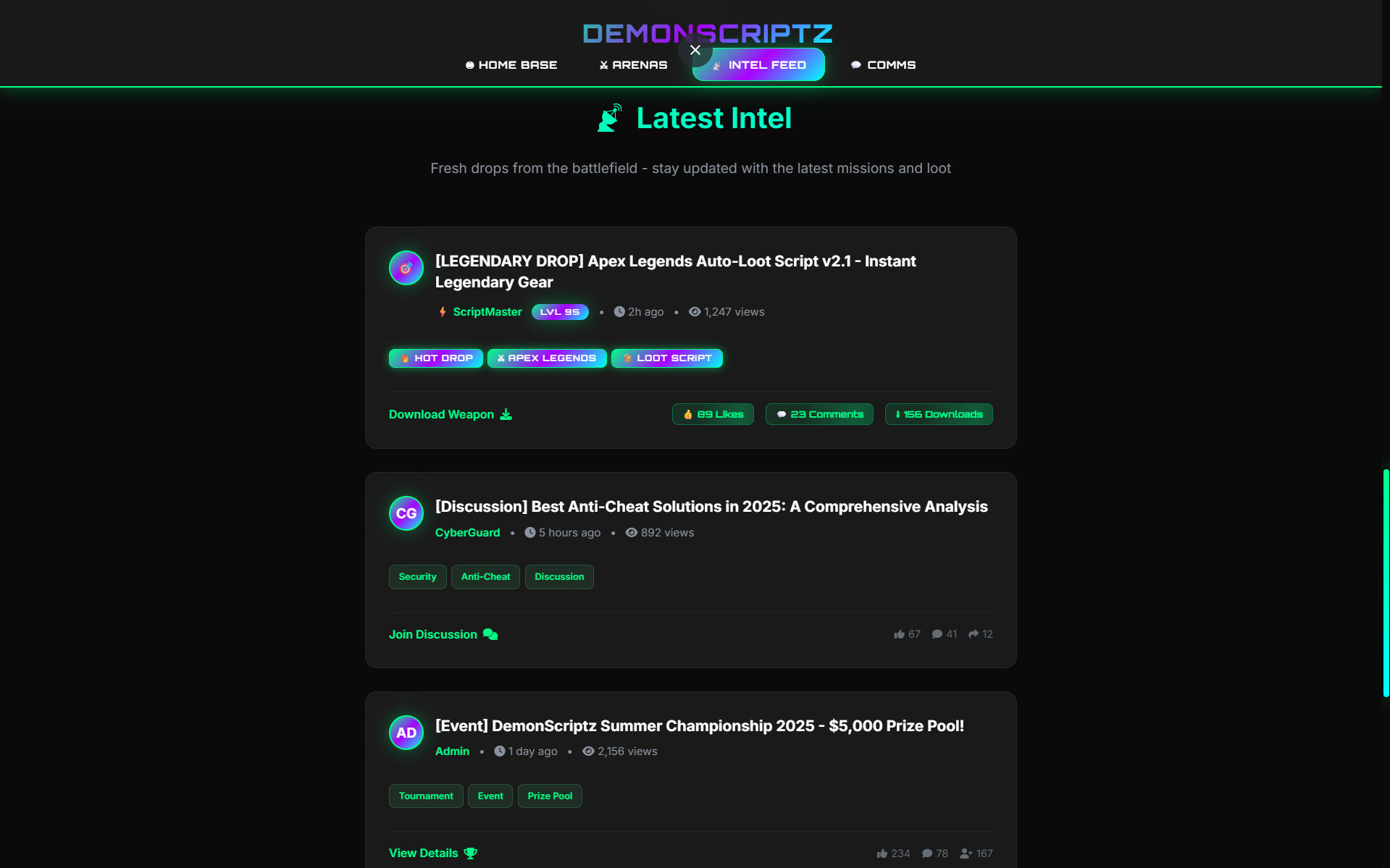 CyberGaming X - Landing Page - Image 3