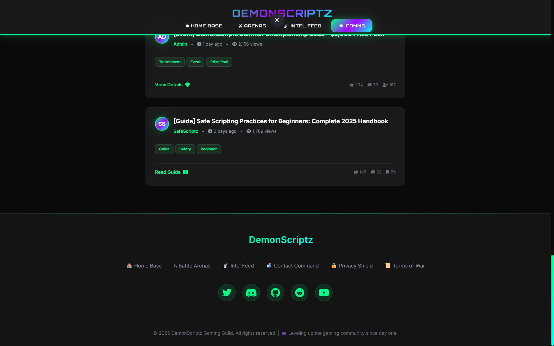 CyberGaming X - Landing Page - Image 4