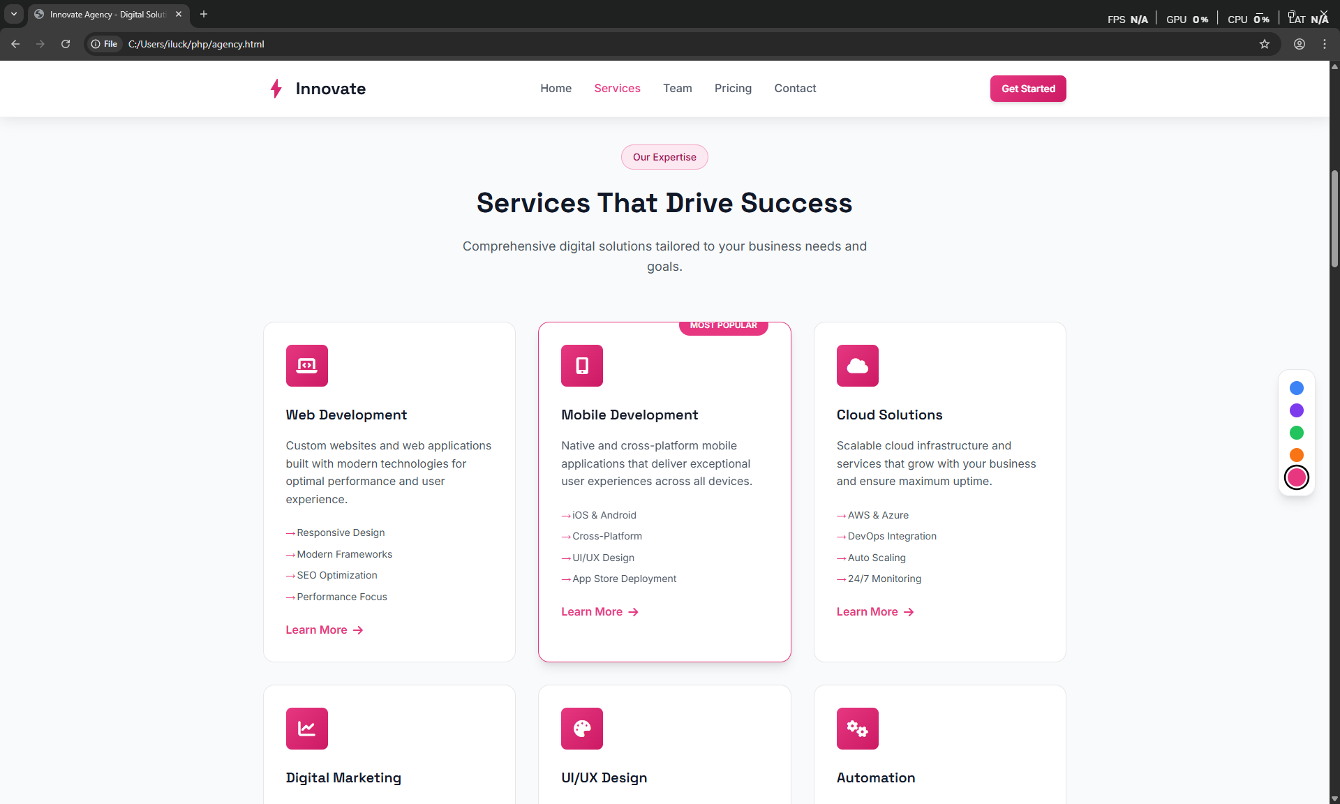 Agency Startup Landing Page - Image 2