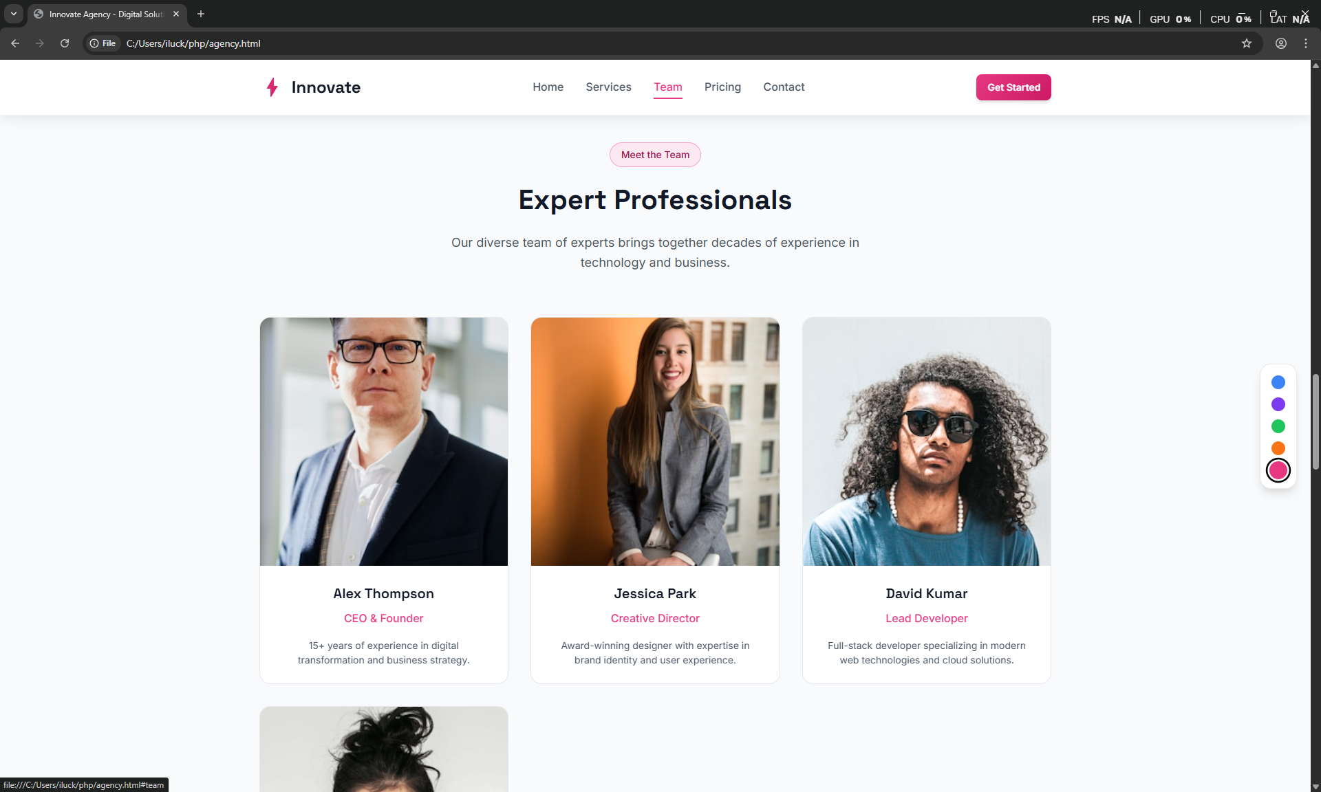 Agency Startup Landing Page - Image 3