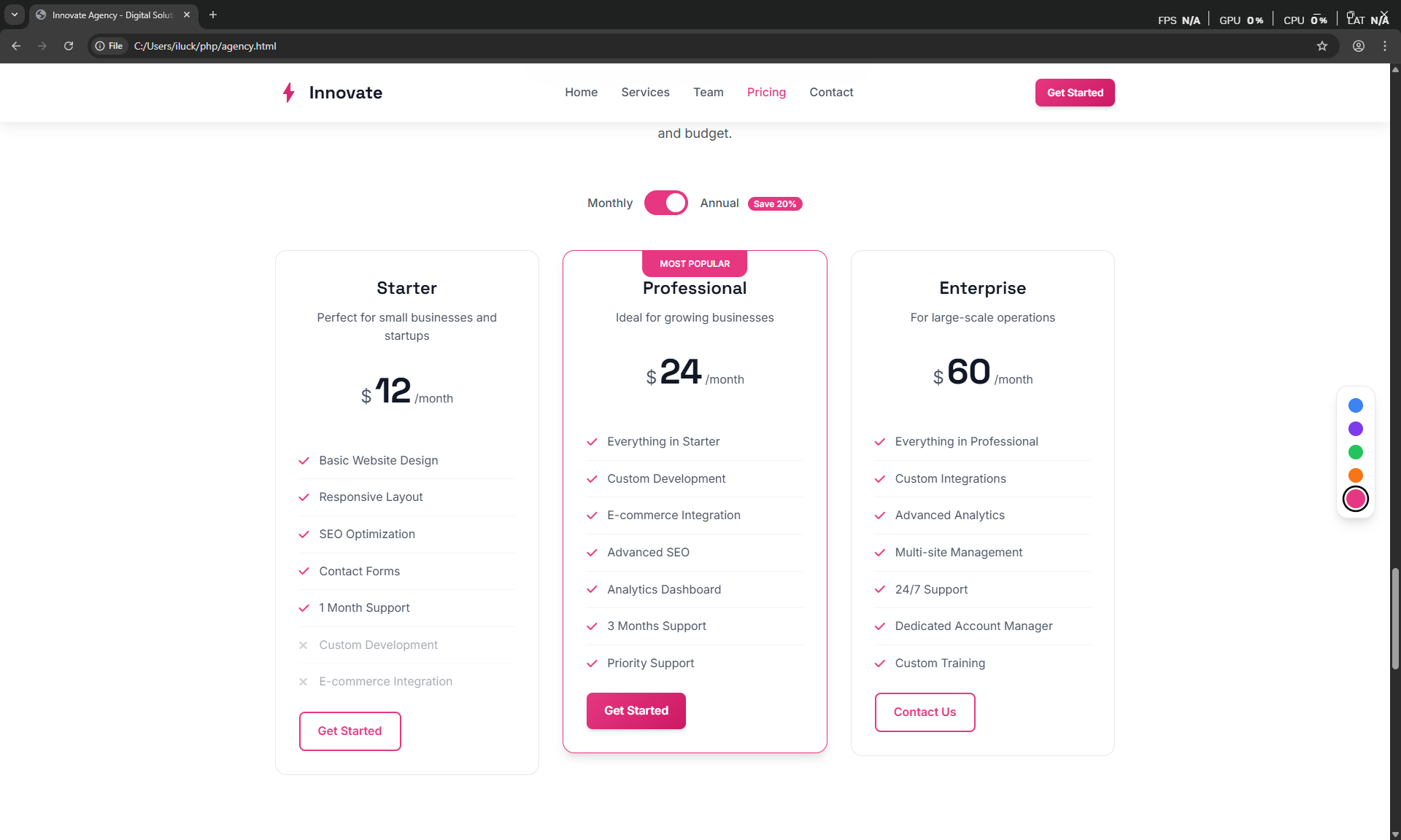 Agency Startup Landing Page - Image 4