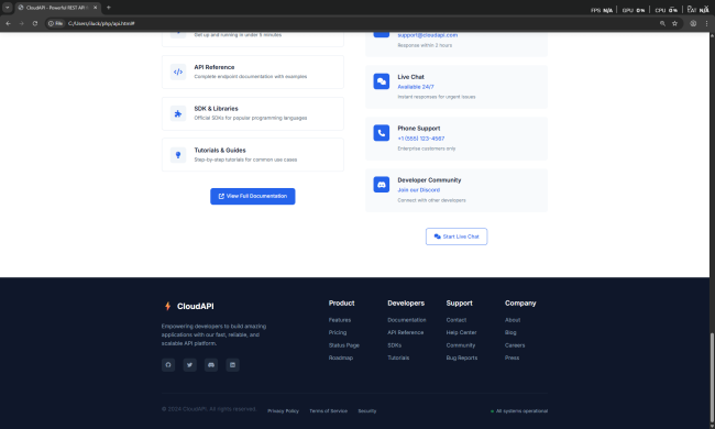 API Service Landing Page - Image 5