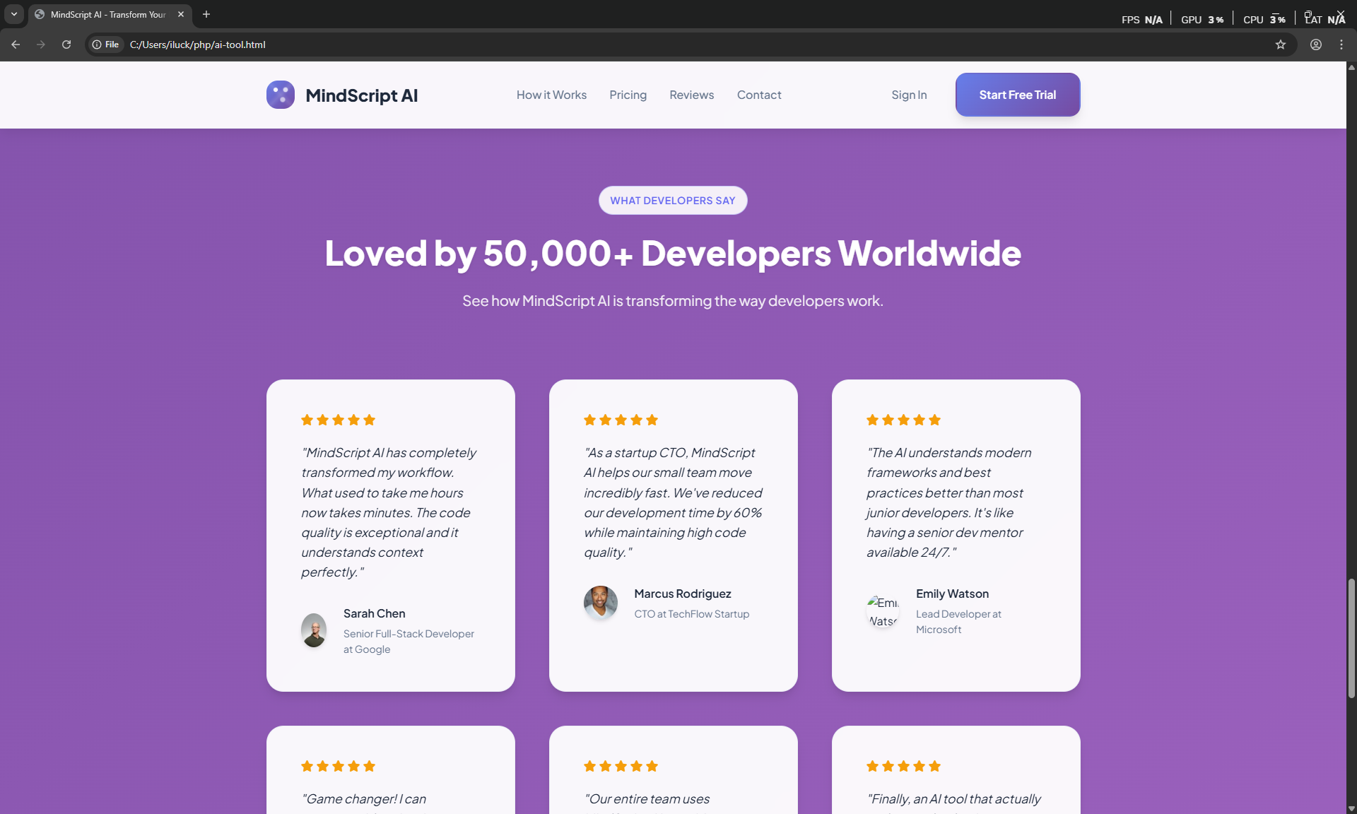 AI Tool Promo Page - Image 4