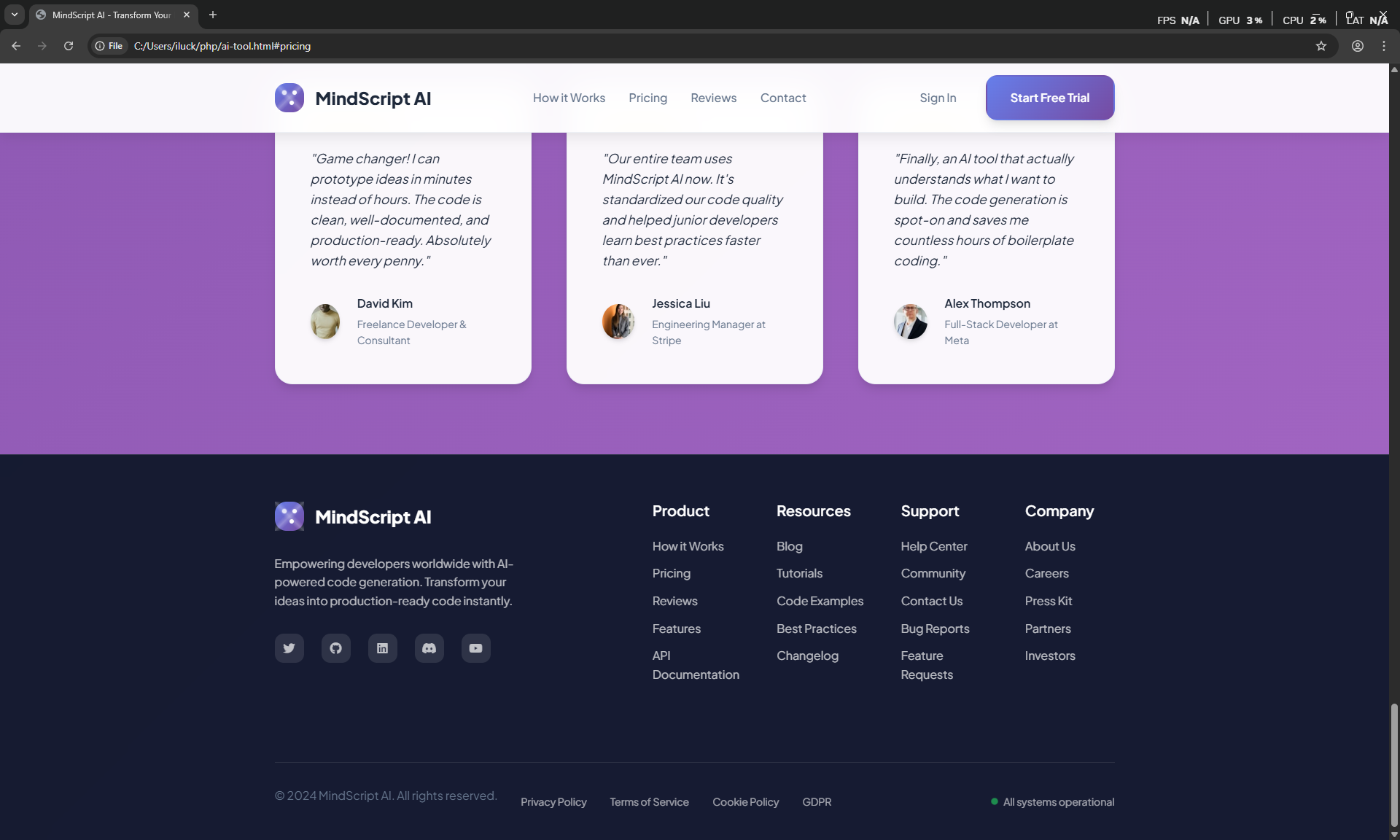AI Tool Promo Page - Image 5
