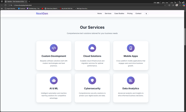 Tech Solutions & Startup Landing page - Image 2