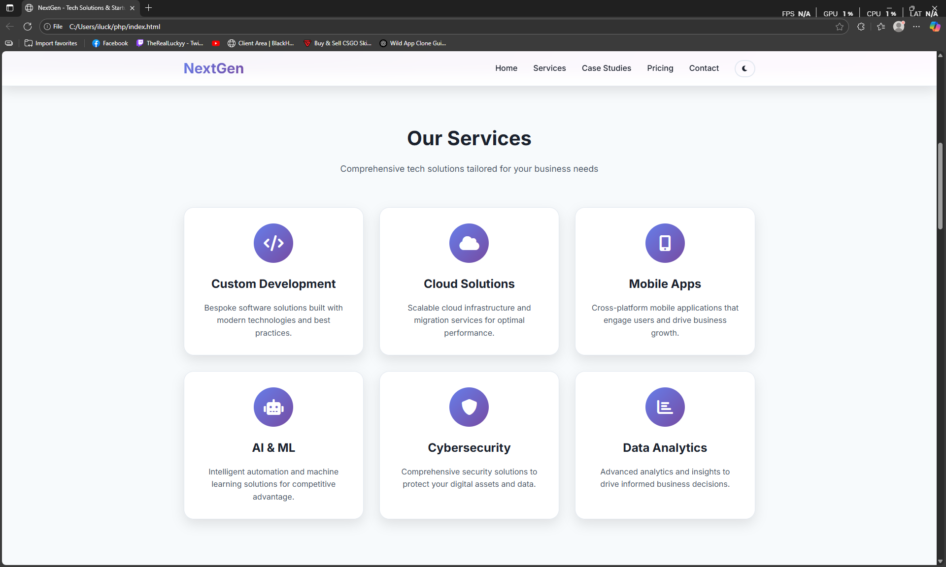 Tech Solutions & Startup Landing page - Image 2