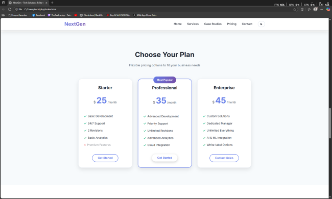 Tech Solutions & Startup Landing page - Image 4