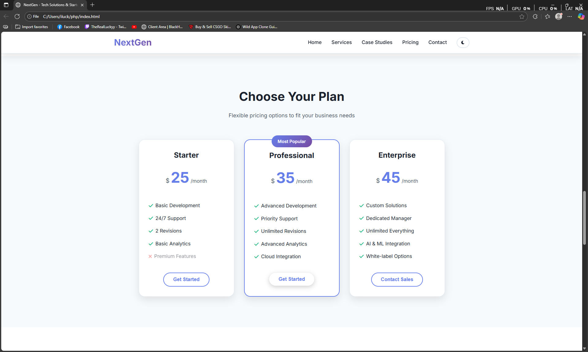 Tech Solutions & Startup Landing page - Image 4