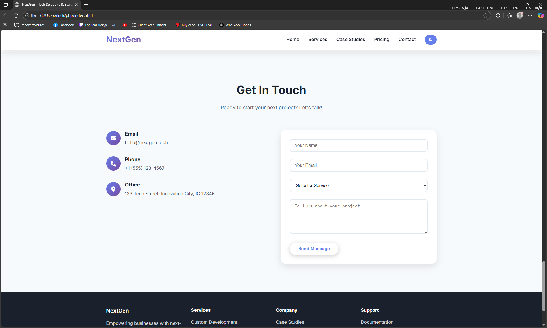 Tech Solutions & Startup Landing page - Image 5
