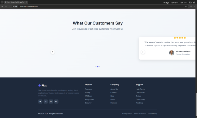 FLUX - Premium SaaS & App Landing Page - Image 5