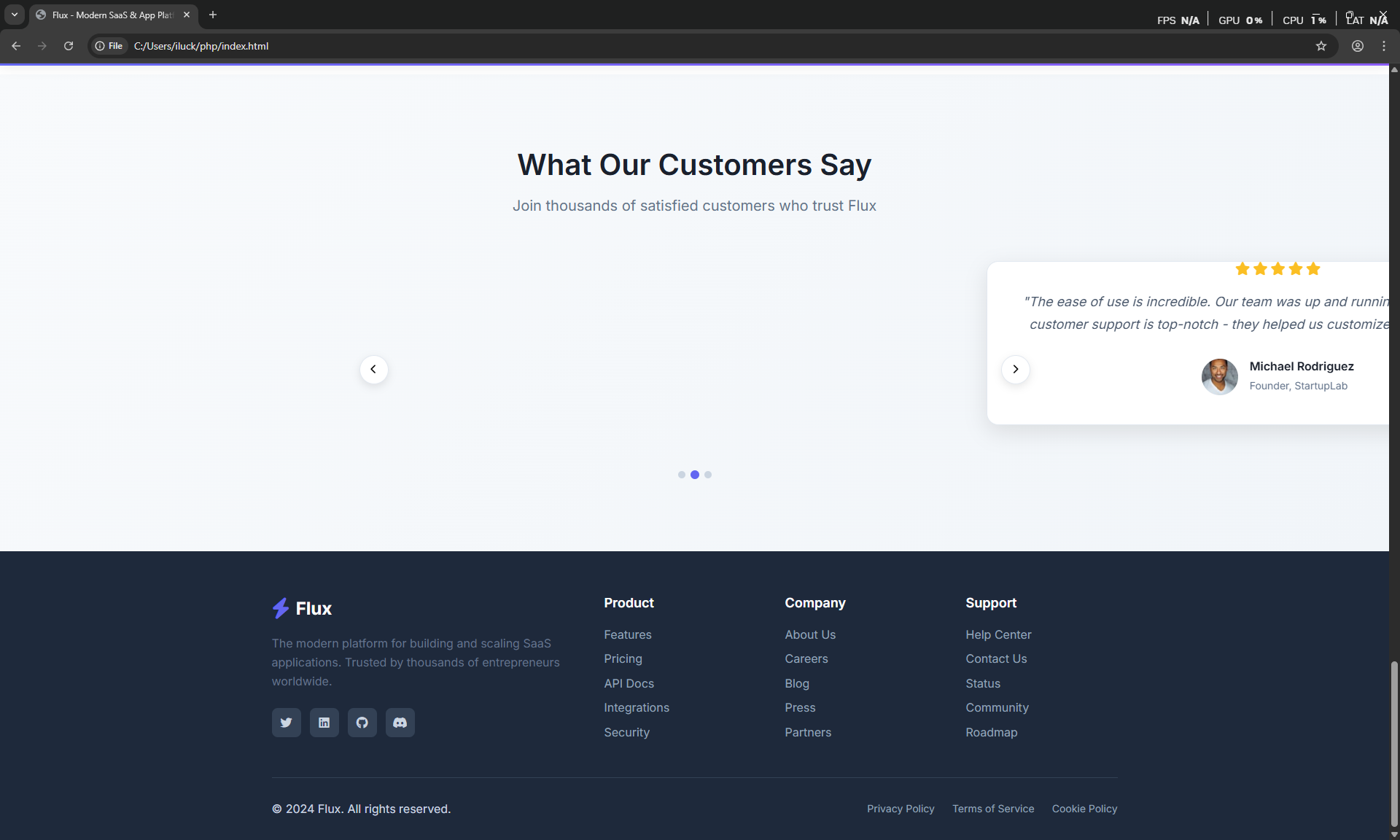 FLUX - Premium SaaS & App Landing Page - Image 5
