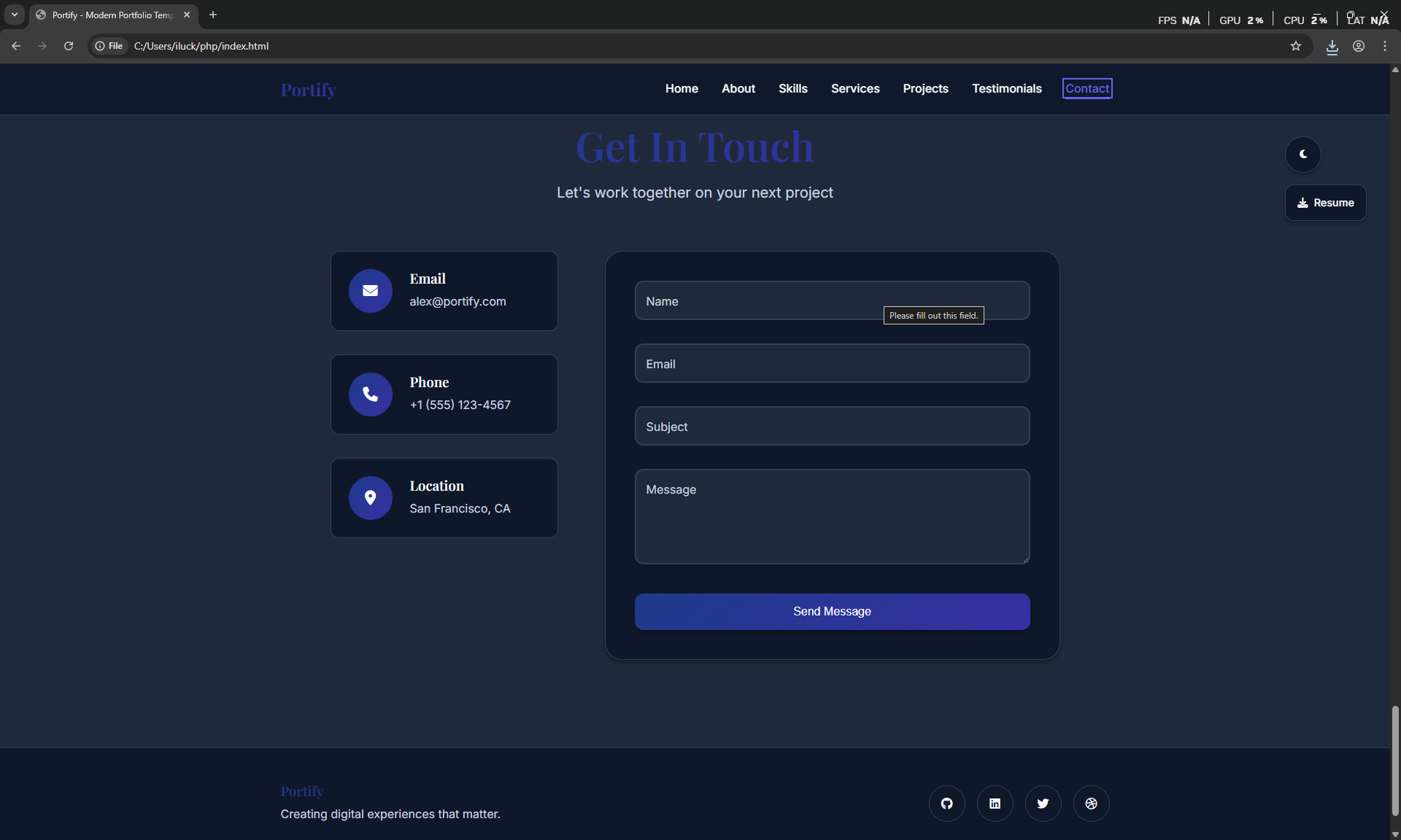Portify - Modern Portfolio Template - Image 5