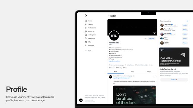 ColibriPlus - The Social Network Web Application